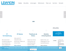 Tablet Screenshot of lewron.de
